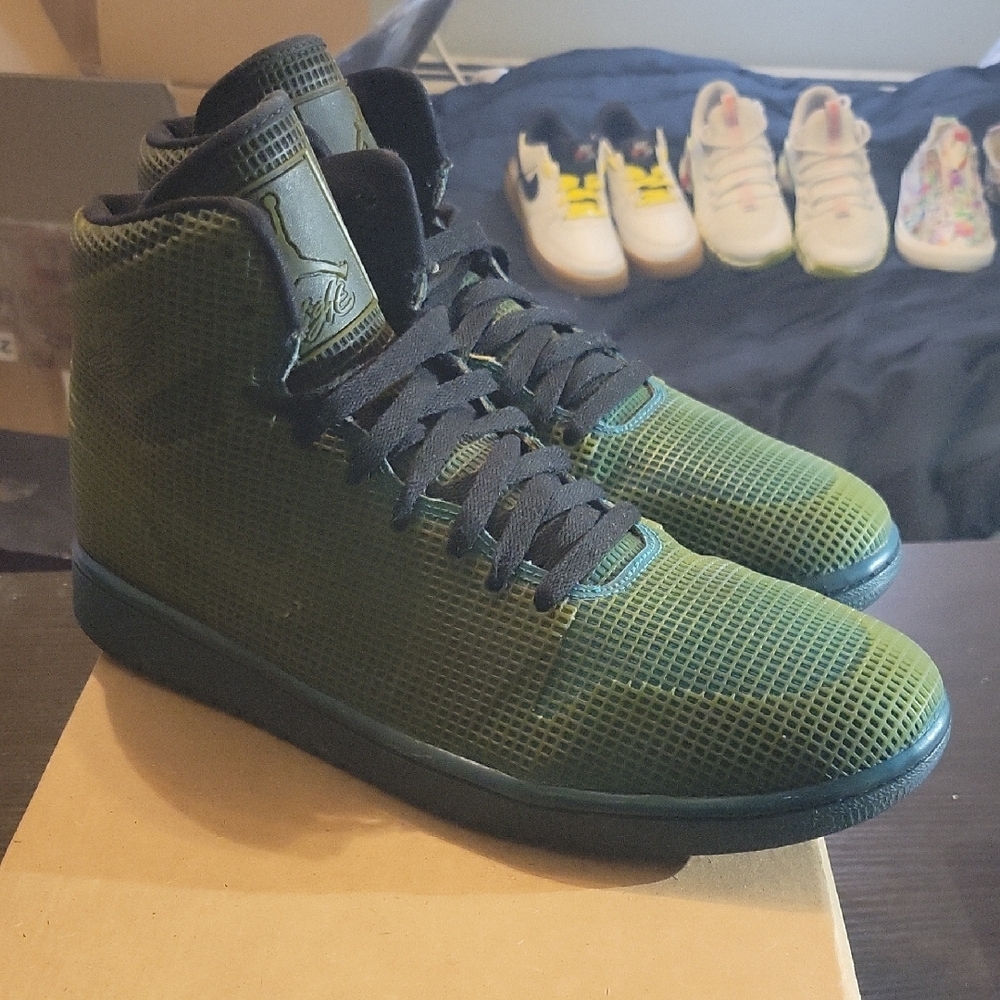 Jordan 1 Retro 4Lab1 Rare Tropical Teal (2014) Mens 10 Womens 11.5 EUC - Picture 3 of 10
